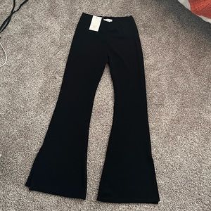 ASOS stretch high waisted pants (with slit)